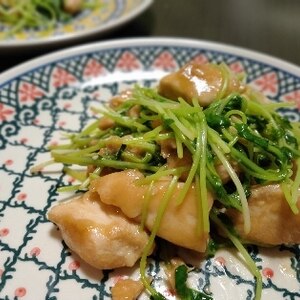 簡単！鶏ササミのマヨ醤油炒め♪